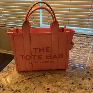 Small Marc Jacobs Pink The Tote Bag. Silver Hardware. Last 2 are true color.